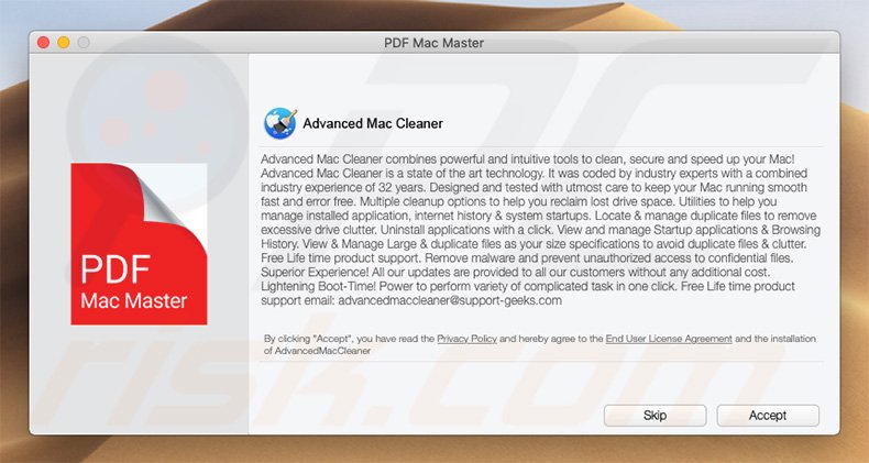 advanced mac cleaner won